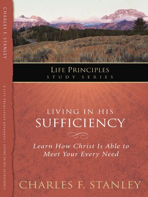 cover image of Living in His Sufficiency
